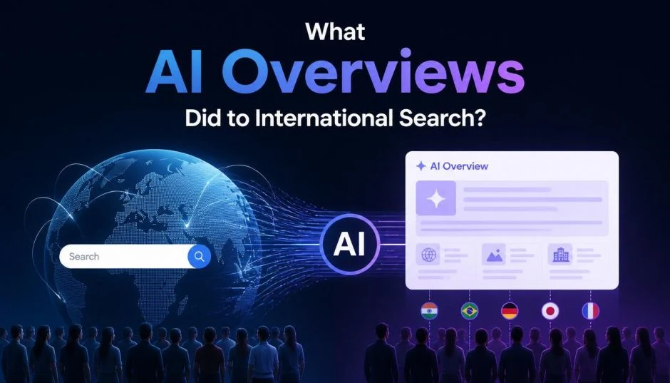 AI Overviews Did to International Search
